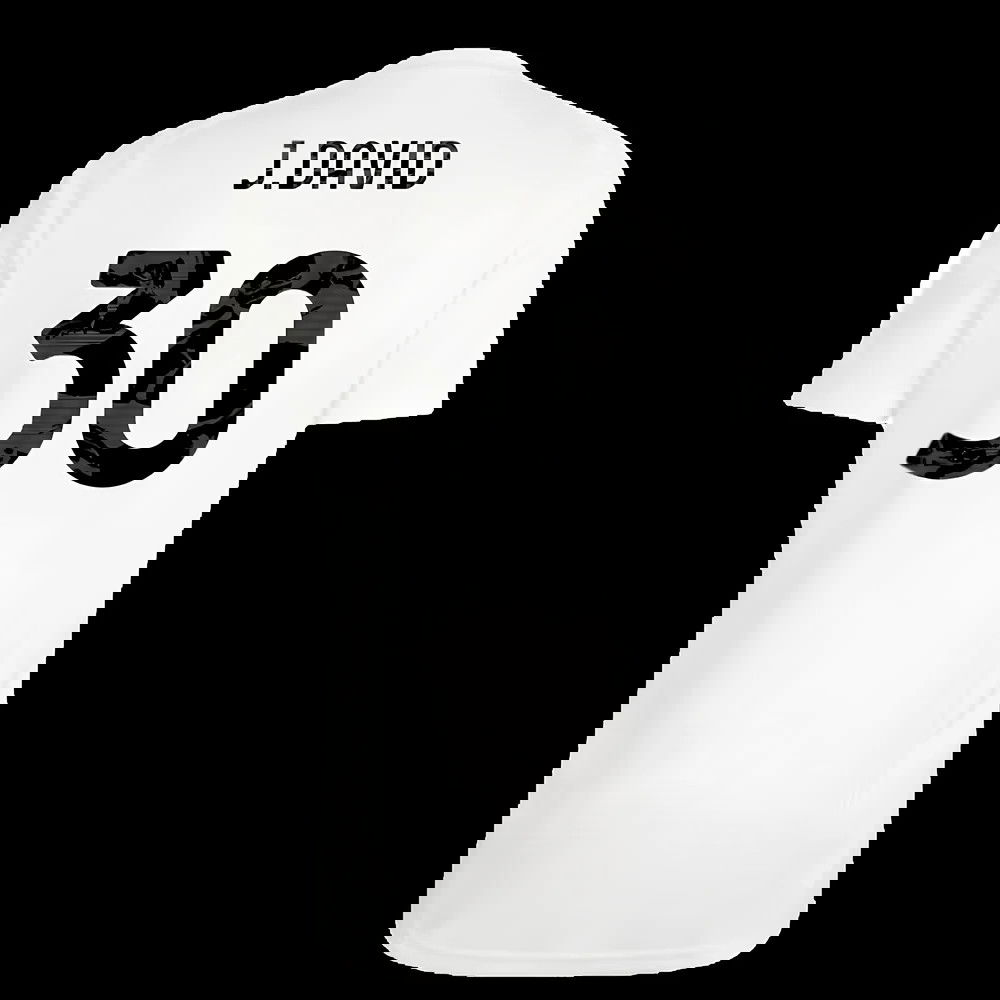 2025-2026 Juventus Training Shirt (White) (J.David 30)