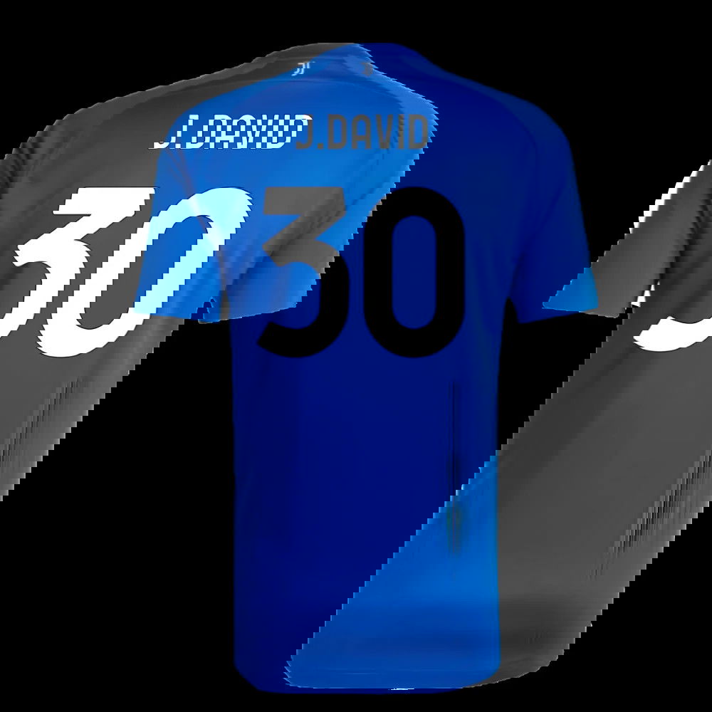 2025-2026 Juventus UBP Jersey (Royal) (J.David 30)