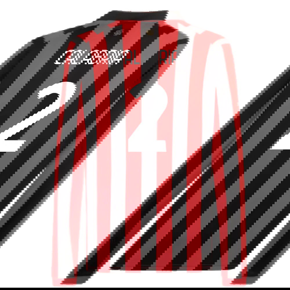 AC Milan 125th Authentic Shirt LS (Black-Red) (Calabria 2)