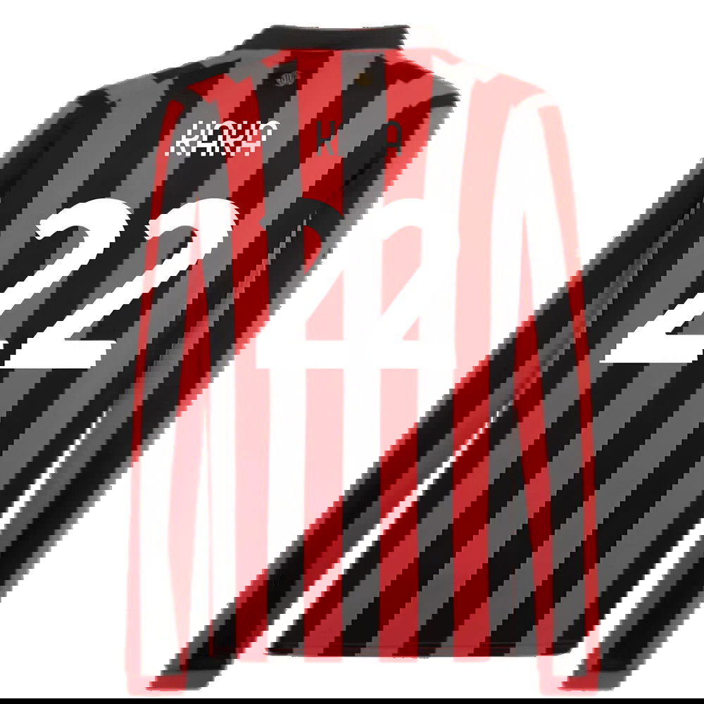 AC Milan 125th Authentic Shirt LS (Black-Red) (Kaka 22)