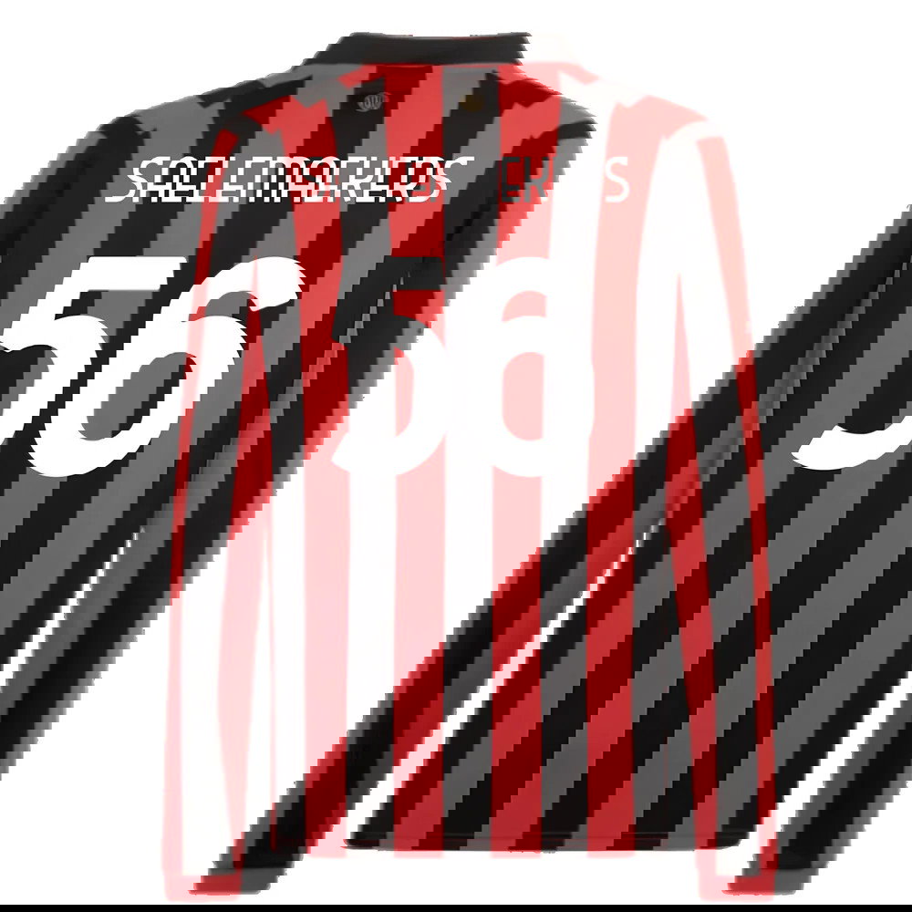 AC Milan 125th Authentic Shirt LS (Black-Red) (Saelemaekers 56)