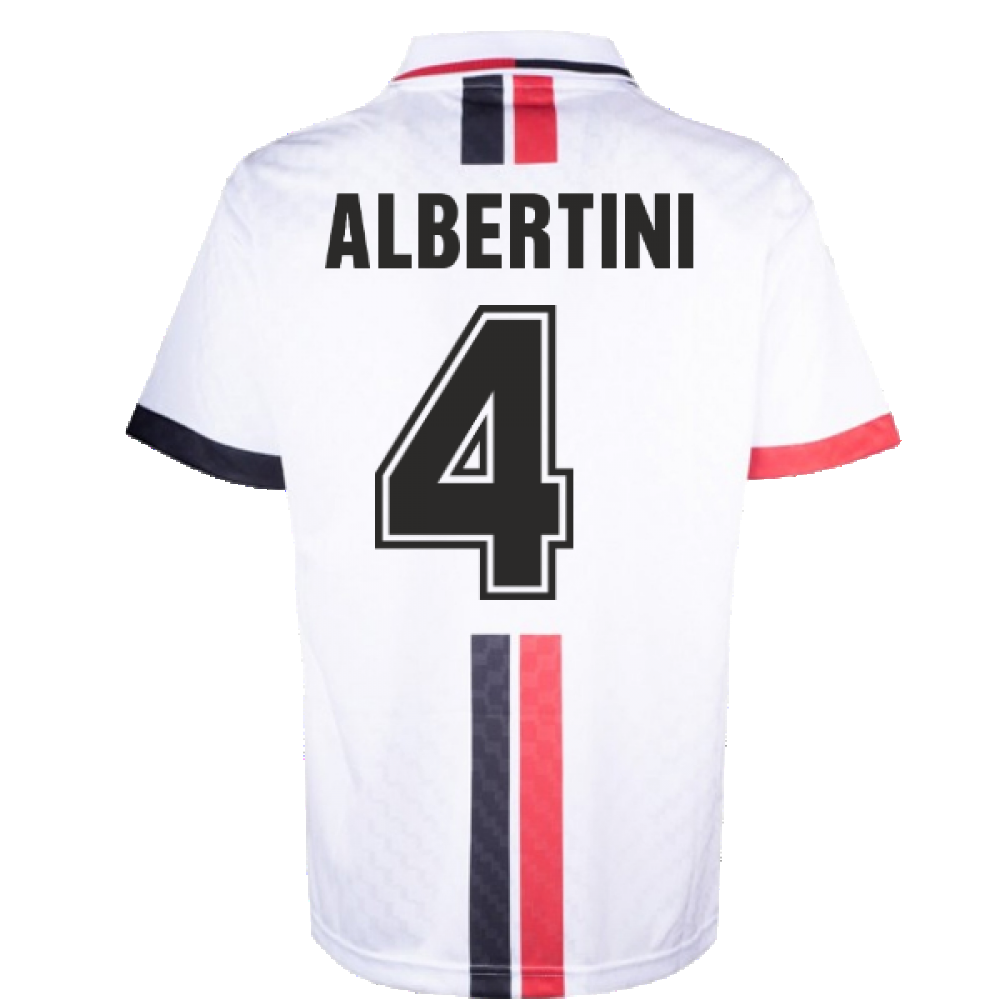 AC Milan 1996 Away Retro Shirt (Albertini 4)