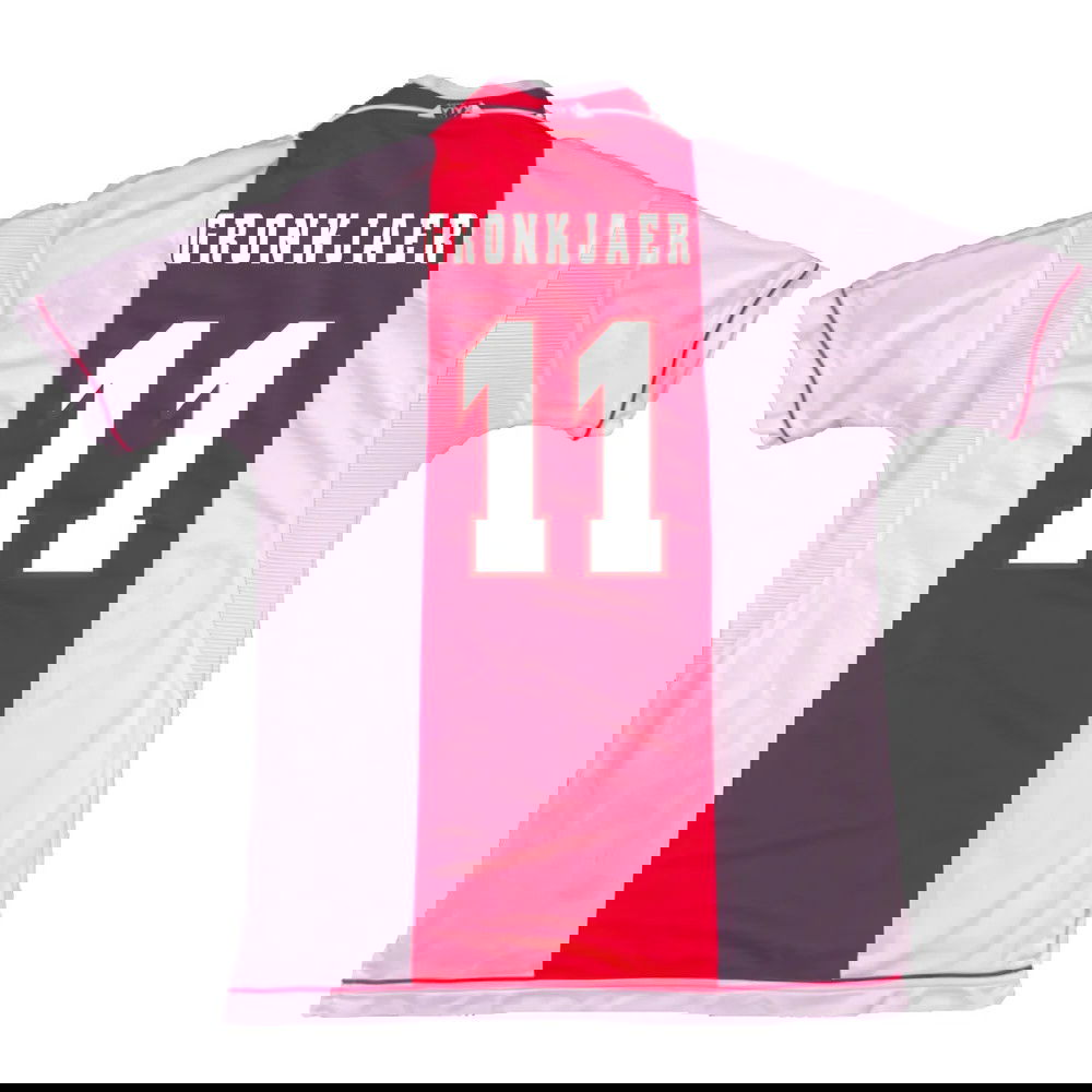 Ajax 1999-00 Home Shirt ((Excellent) M) (Gronkjaer 11)