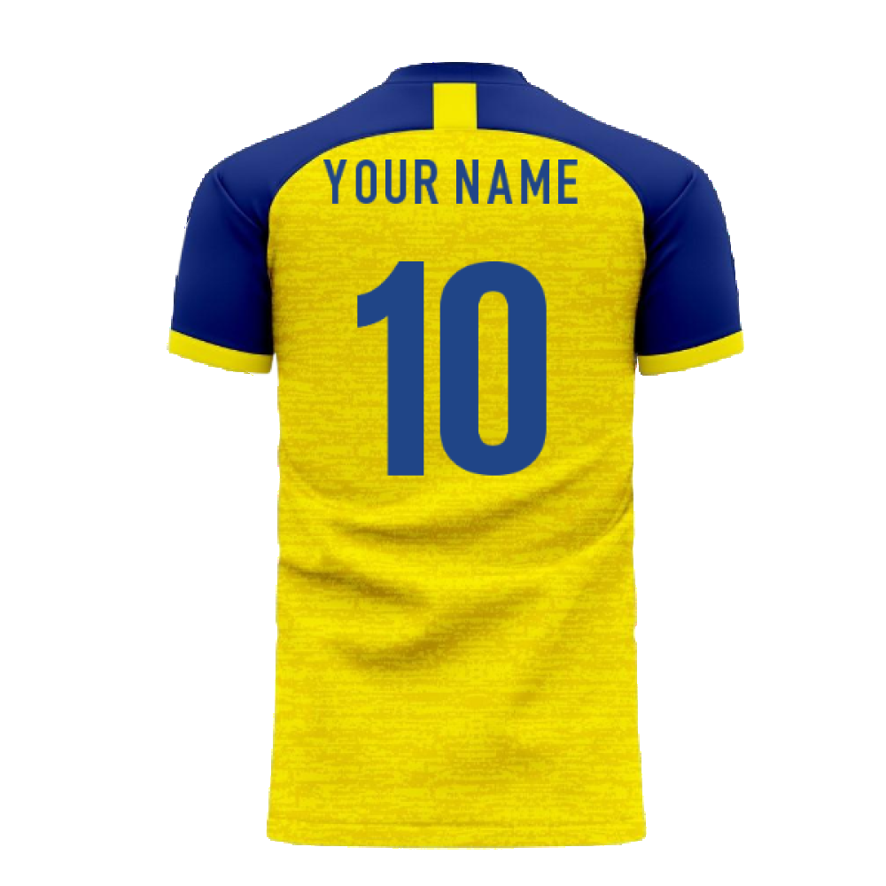  Al-Nassr 2025-2026 Home Concept Football Kit (Libero) - Kids (Your Name)
