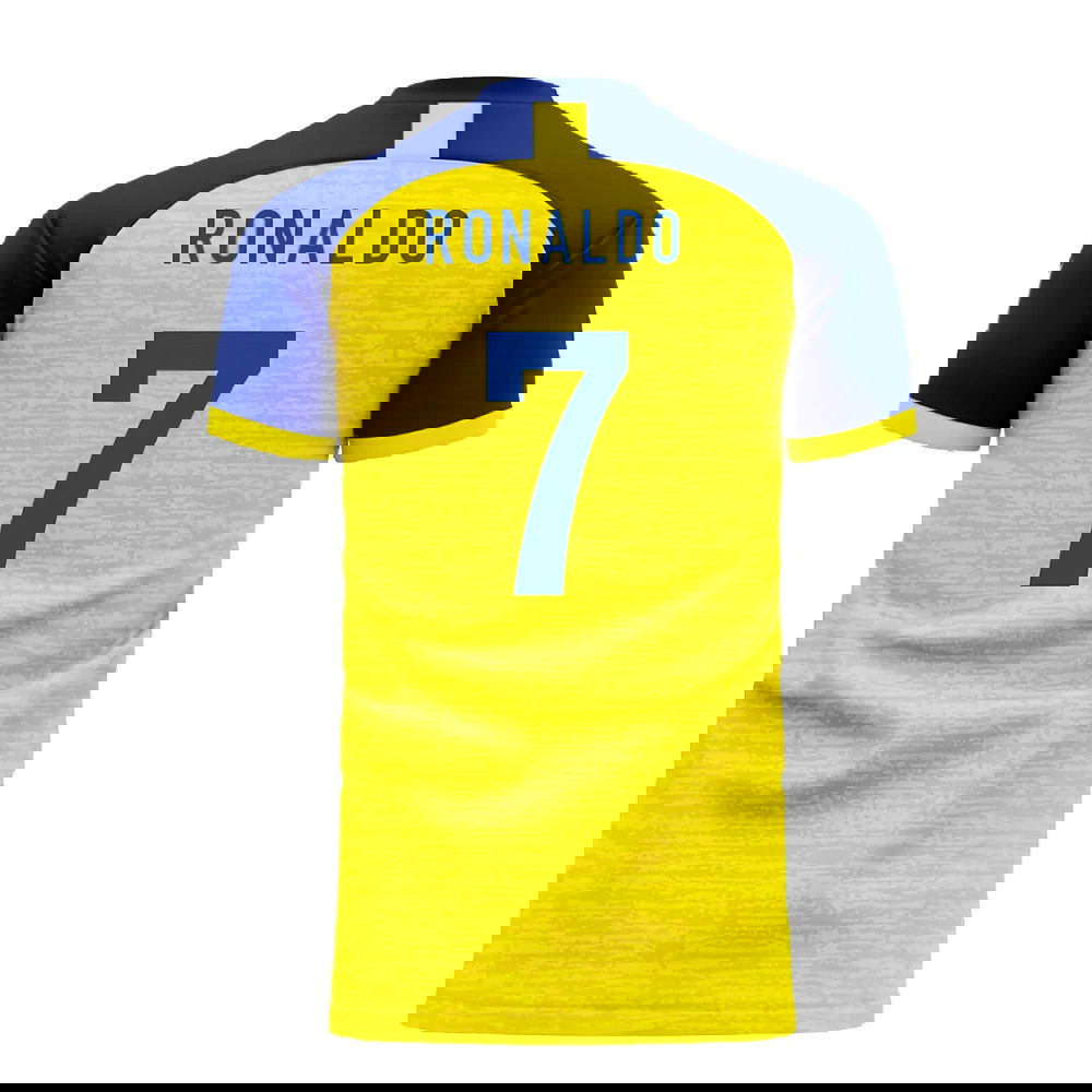  Al-Nassr 2025-2026 Home Concept Football Kit (Libero) - Little Boys (Ronaldo 7)