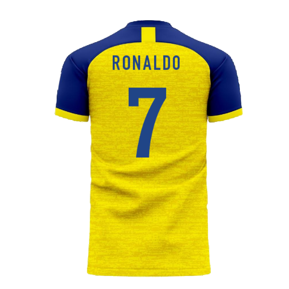  Al-Nassr 2025-2026 Home Concept Football Kit (Libero) - Little Boys (Ronaldo 7)
