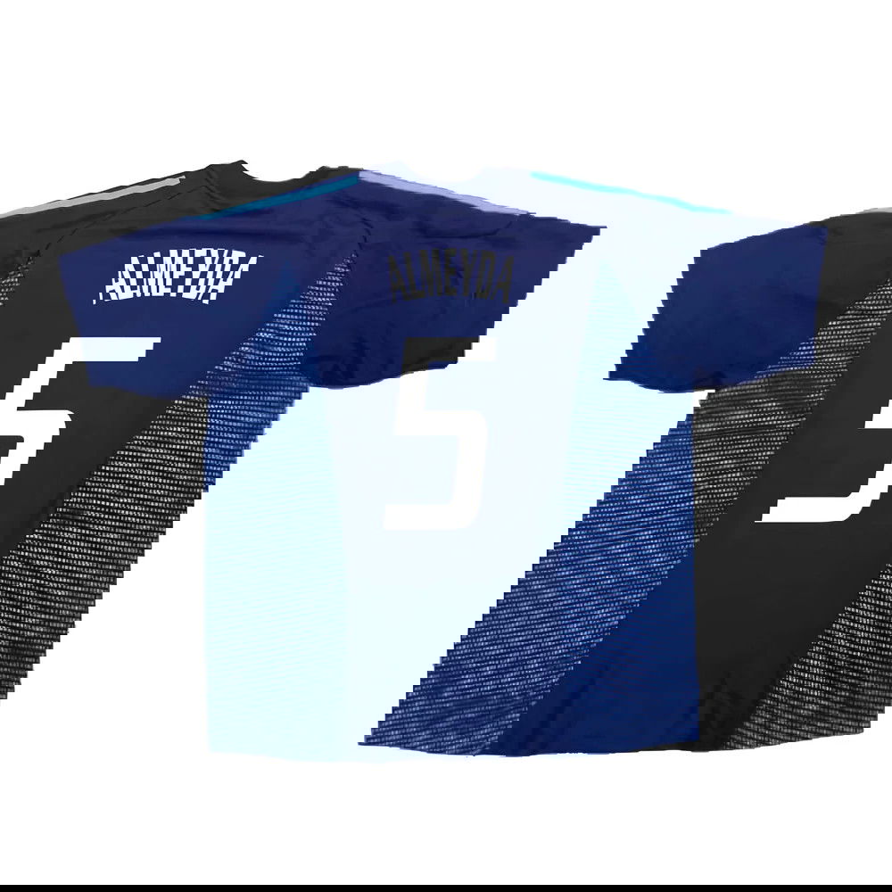 Argentina 2002-04 Away Shirt ((Excellent) XL) (Almeyda 5)