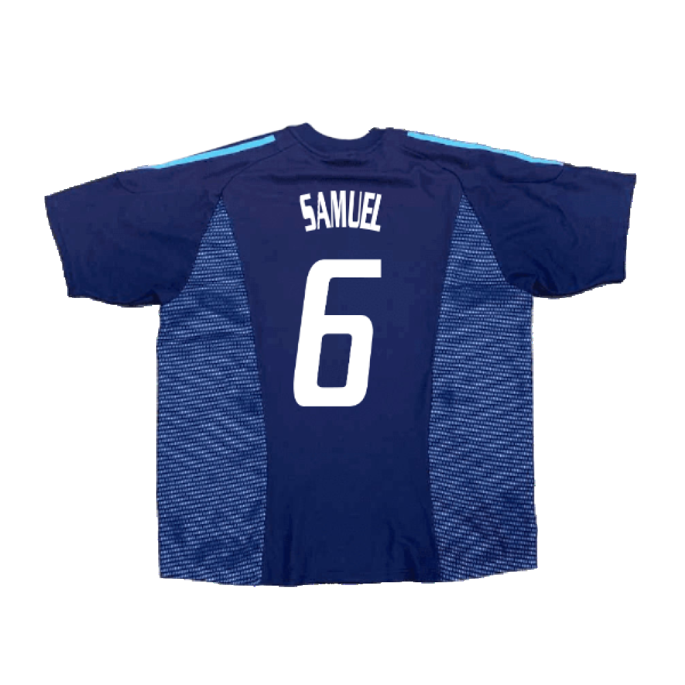 Argentina 2002-04 Away Shirt ((Excellent) XL) (Samuel 6)