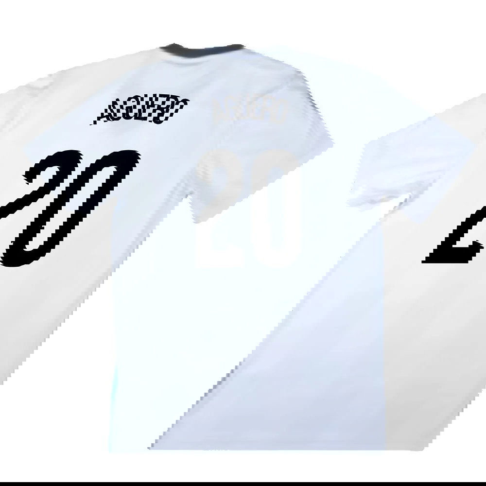 Argentina 2013-15 Basic Home Shirt (Very Good) (Aguero 20)