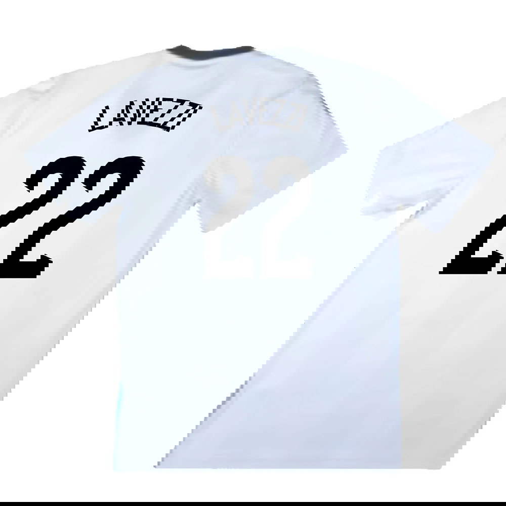 Argentina 2013-15 Basic Home Shirt (Very Good) (Lavezzi 22)
