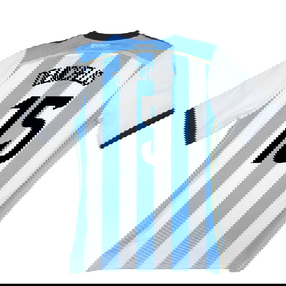 Argentina 2014-15 Home Shirt (XL) (Very Good) (Demichelis 15)