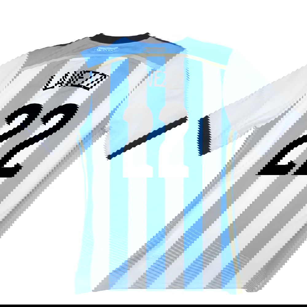 Argentina 2014-15 Home Shirt (XL) (Very Good) (Lavezzi 22)