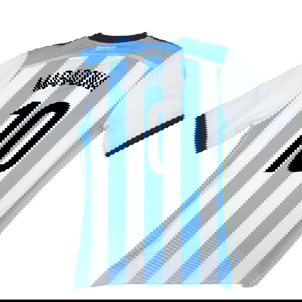 Argentina 2014-15 Home Shirt (XL) (Very Good) (Maradona 10)
