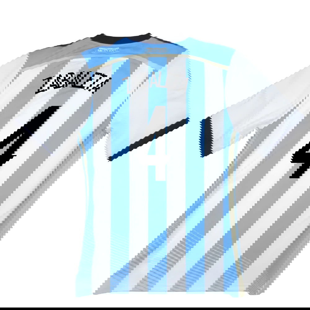 Argentina 2014-15 Home Shirt (XL) (Very Good) (Zabaleta 4)