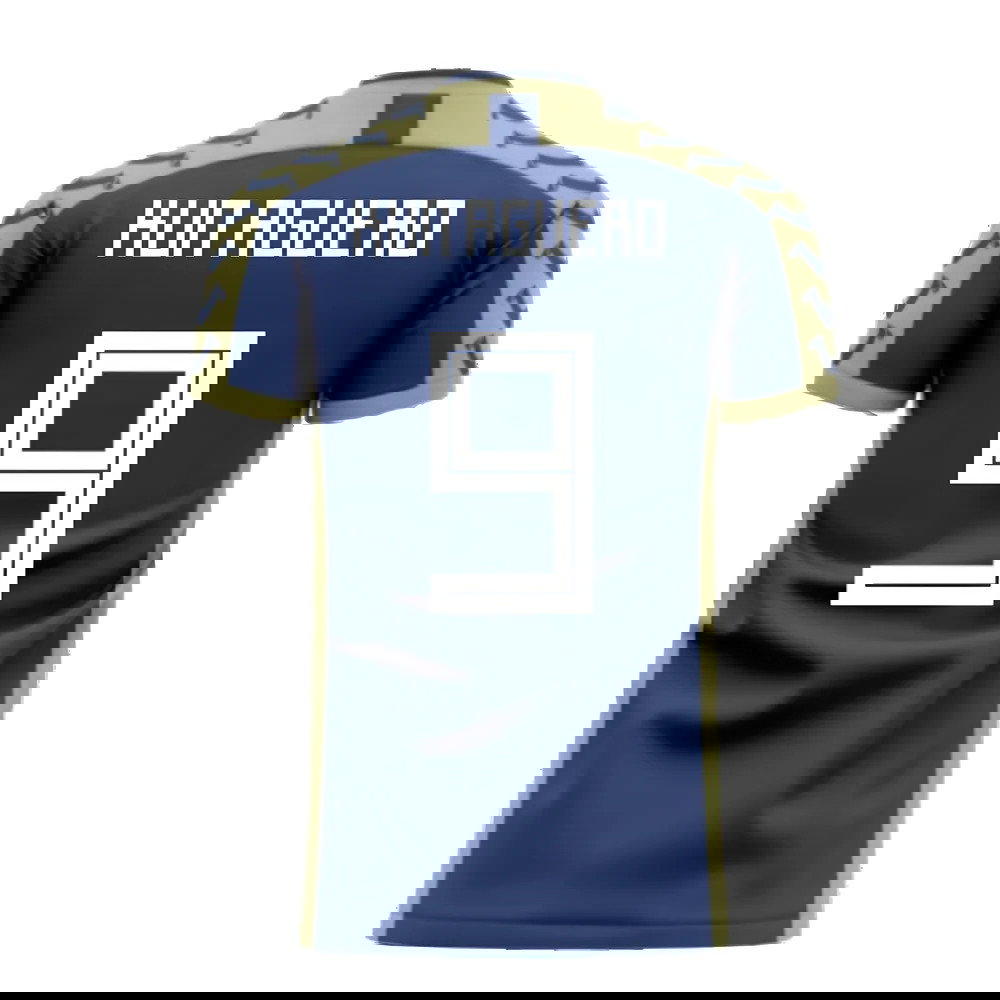 Argentina 2025-2026 Away Concept Football Kit (Viper) (KUN AGUERO 9)