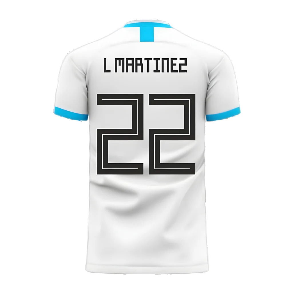 Argentina 2025-2026 Home Concept Football Kit (Libero) (L MARTINEZ 22)