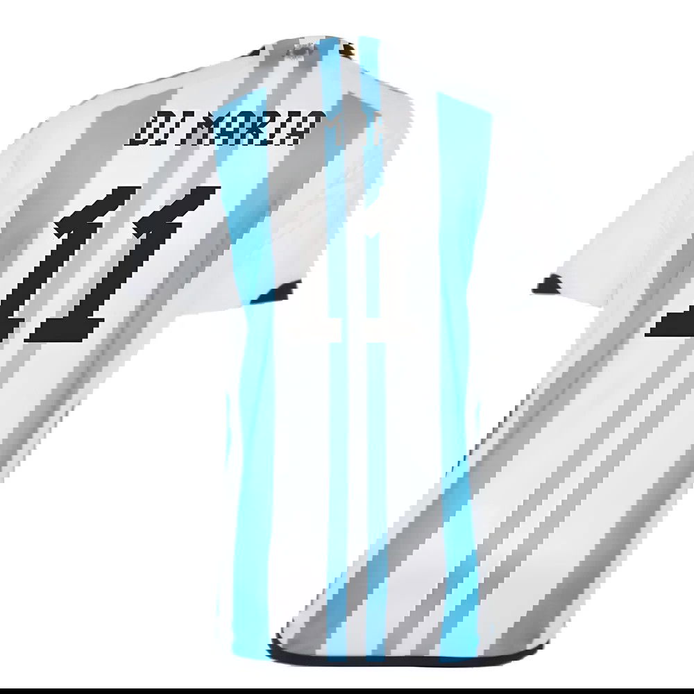 Argentina 2022 World Cup Winners Home Shirt (DI MARIA 11)