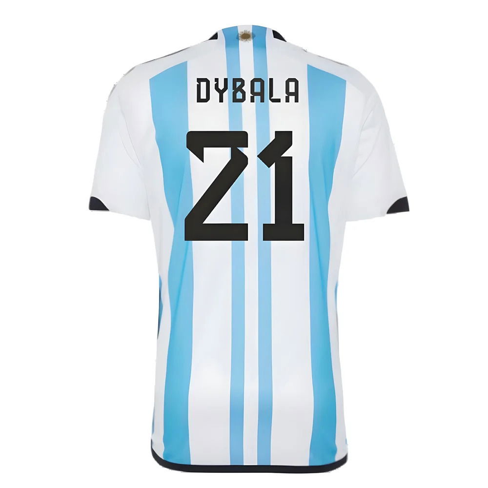 Argentina 2022 World Cup Winners Home Shirt (DYBALA 21)