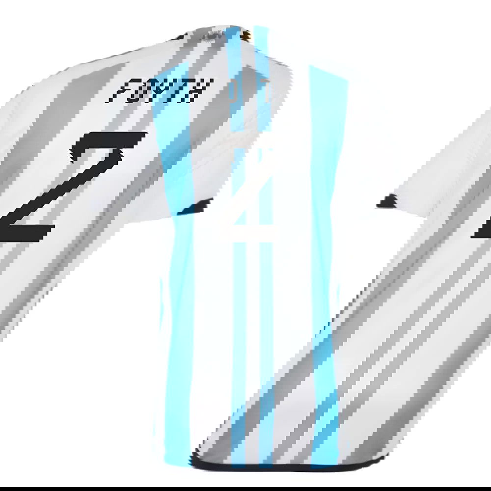 Argentina 2022 World Cup Winners Home Shirt (FOYTH 2)