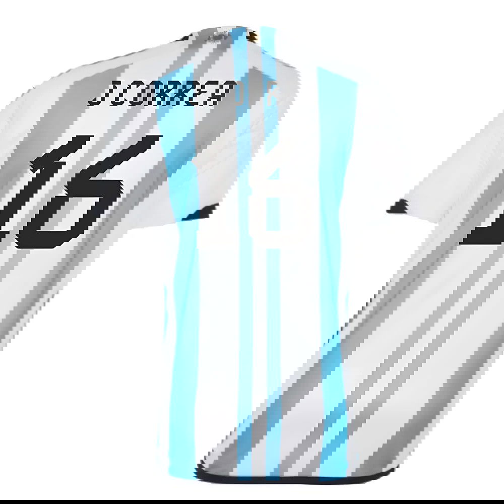 Argentina 2022 World Cup Winners Home Shirt (J CORREA 16)
