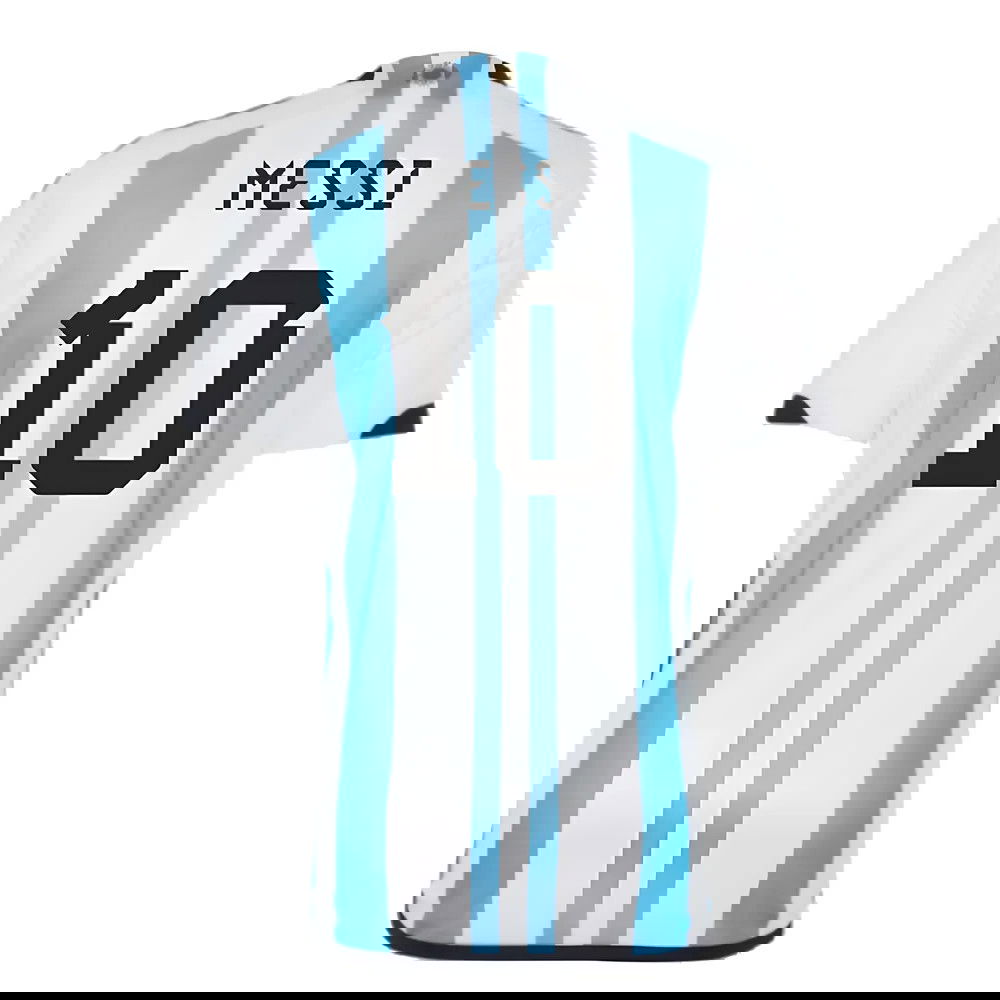 Argentina 2022 World Cup Winners Home Shirt (MESSI 10)