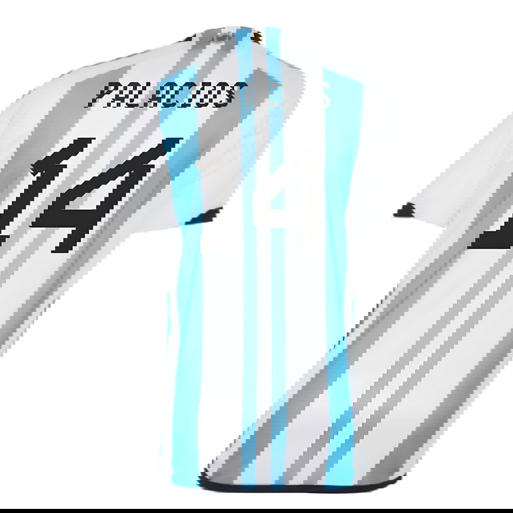 Argentina 2022 World Cup Winners Home Shirt (PALACIOS 14)