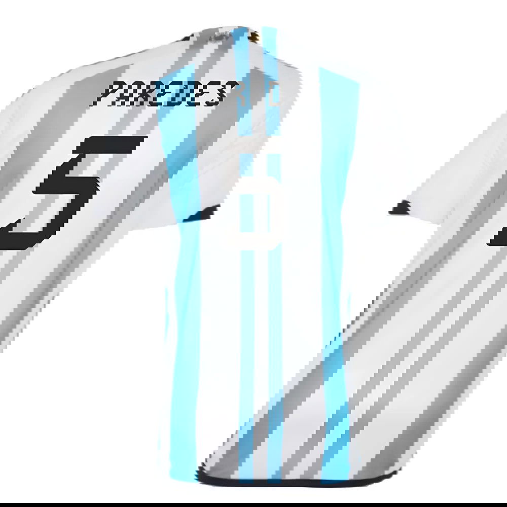 Argentina 2022 World Cup Winners Home Shirt (PAREDES 5)