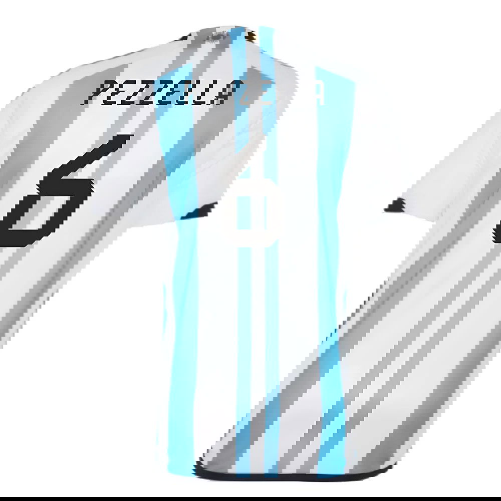 Argentina 2022 World Cup Winners Home Shirt (PEZZELLA 6)