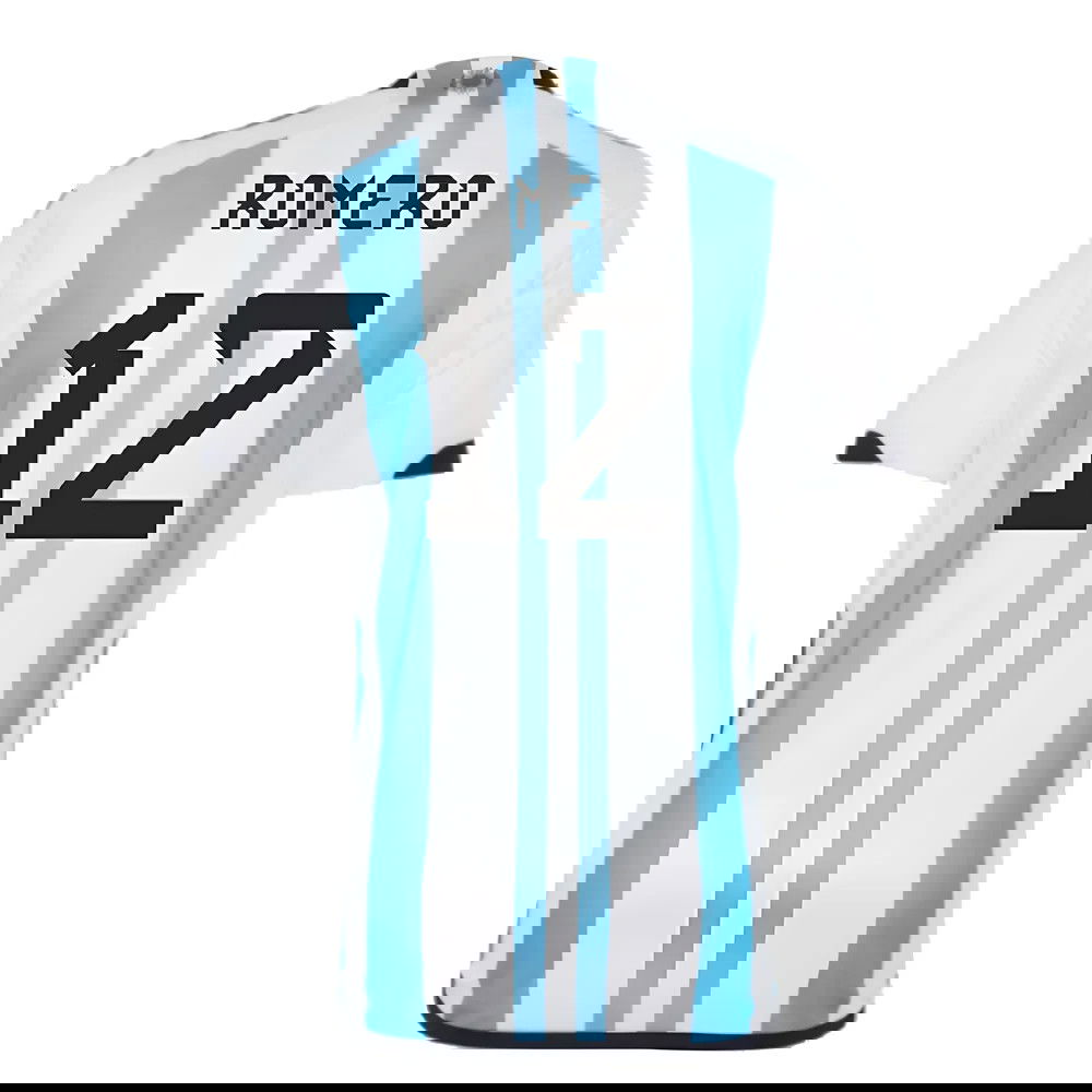 Argentina 2022 World Cup Winners Home Shirt (ROMERO 12)
