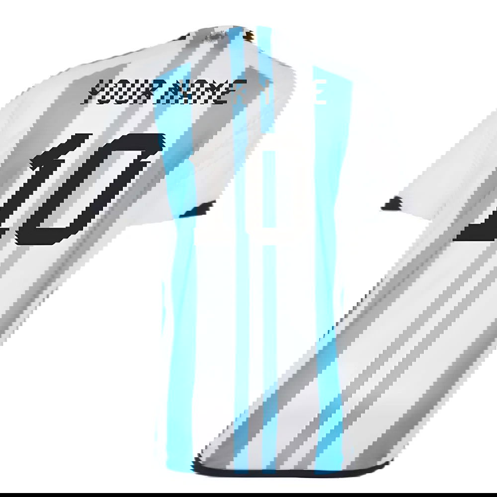 Argentina 2022 World Cup Winners Home Shirt (Your Name)