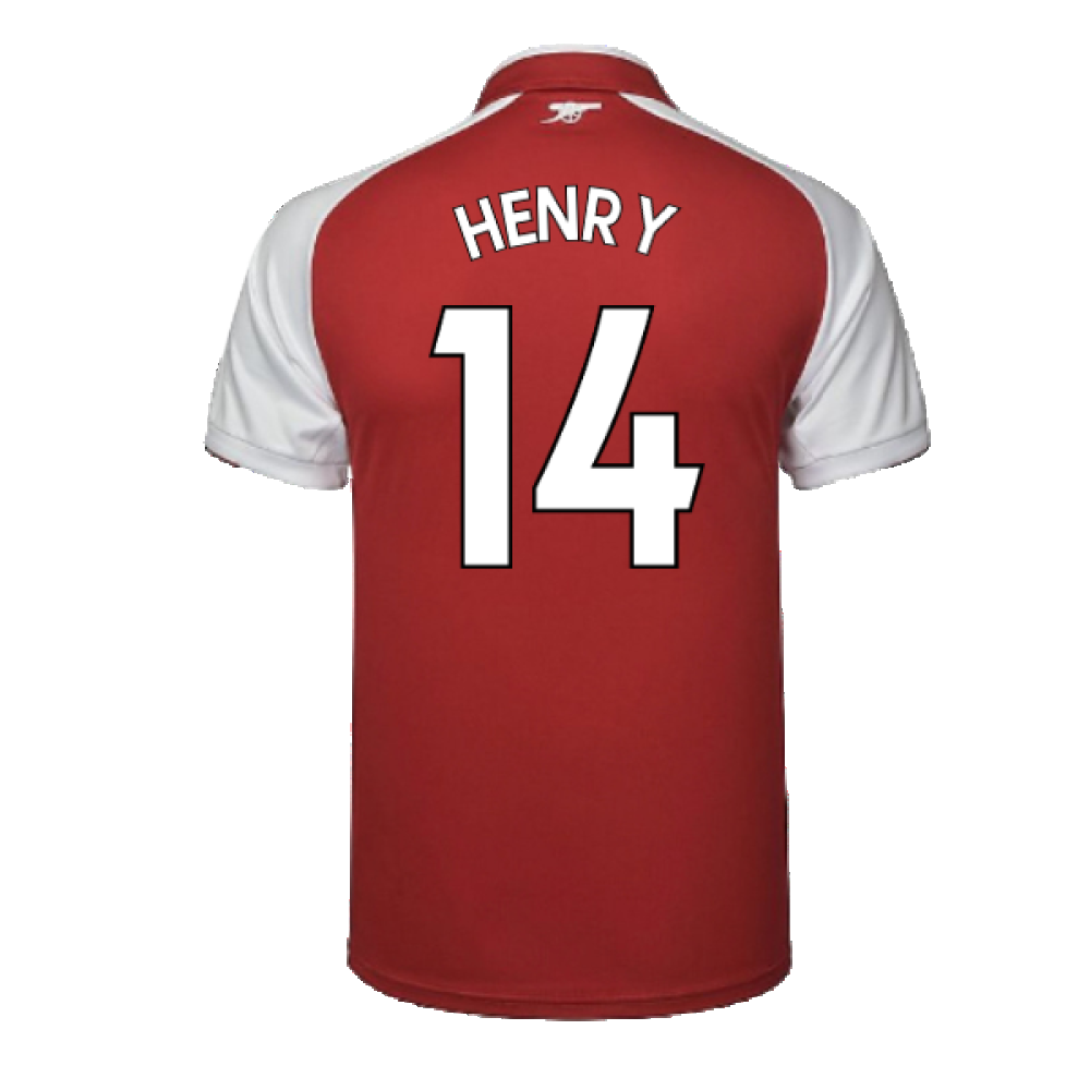 Arsenal 17/18 Home Football Shirt Adult Size XS ((Excellent) XS) (Henry 14)