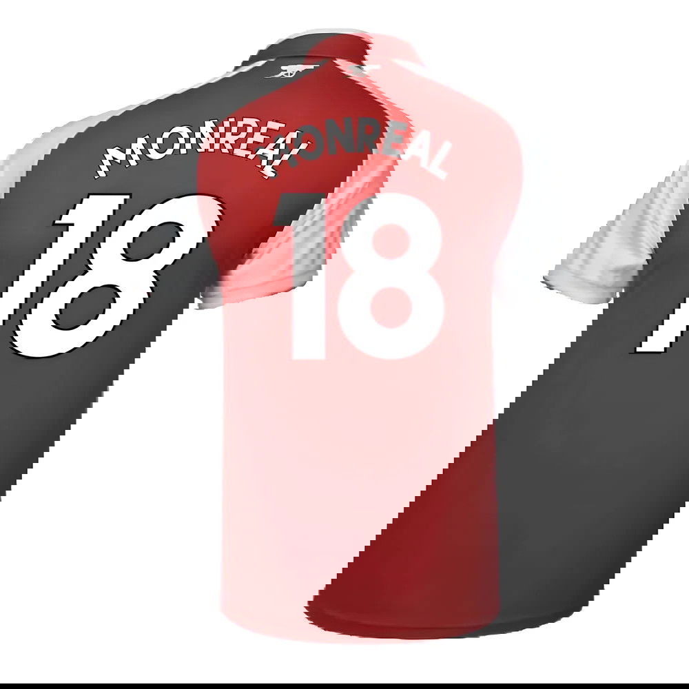 Arsenal 17/18 Home Football Shirt Adult Size XS ((Excellent) XS) (Monreal 18)