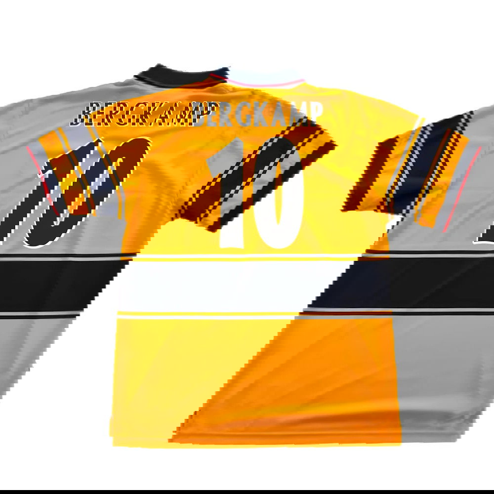 Arsenal 1997-99 Away Shirt (Excellent) (Bergkamp 10)