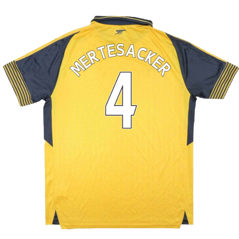 Arsenal 2016-17 Away Shirt ((Mint) S) (Mertesacker 4)