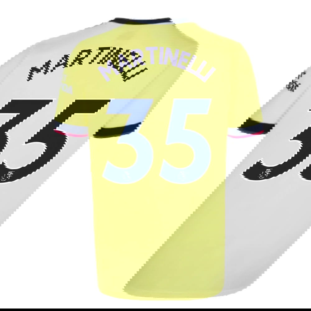 Arsenal 2021-2022 Away Shirt (MARTINELLI 35)