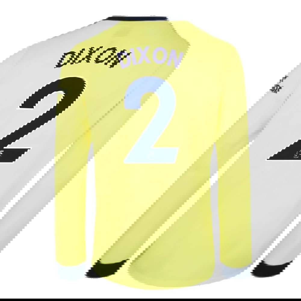 Arsenal 2021-2022 Long Sleeve Away Shirt (DIXON 2)