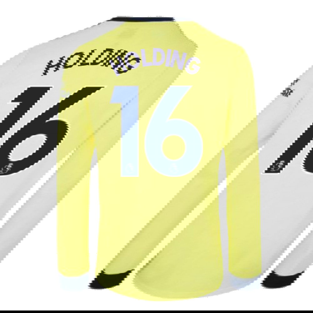 Arsenal 2021-2022 Long Sleeve Away Shirt (HOLDING 16)