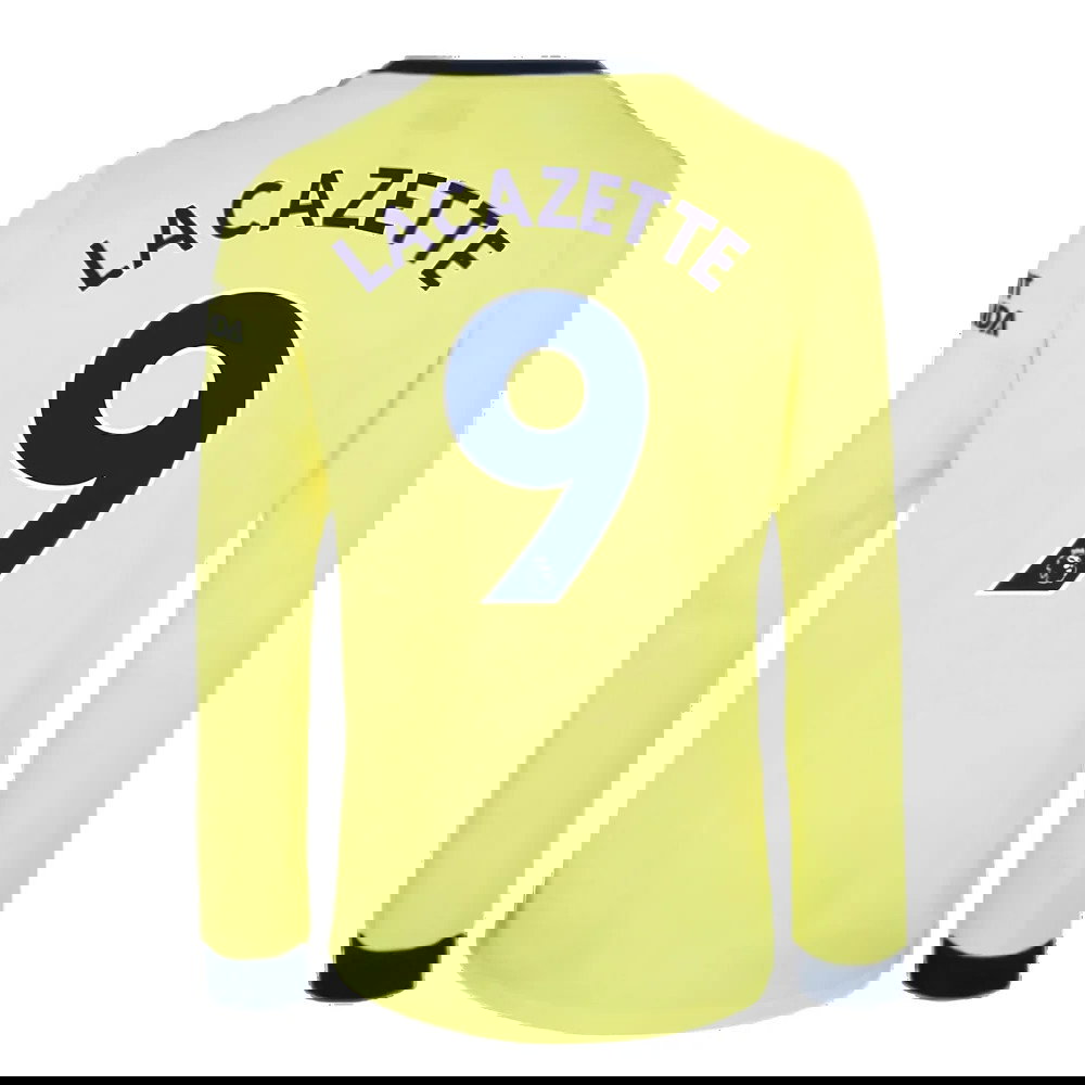 Arsenal 2021-2022 Long Sleeve Away Shirt (LACAZETTE 9)