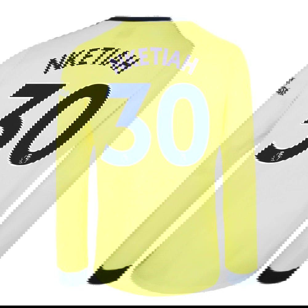 Arsenal 2021-2022 Long Sleeve Away Shirt (NKETIAH 30)
