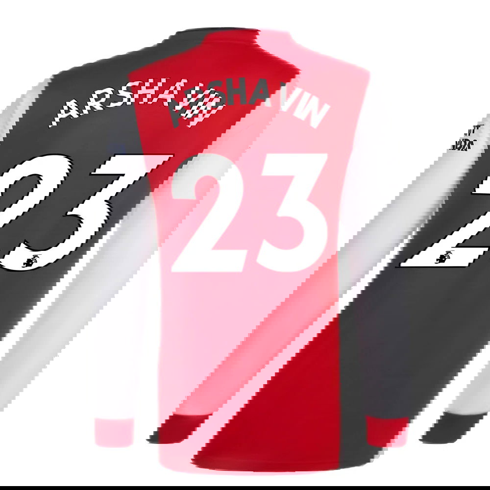 Arsenal 2021-2022 Long Sleeve Home Shirt (ARSHAVIN 23)
