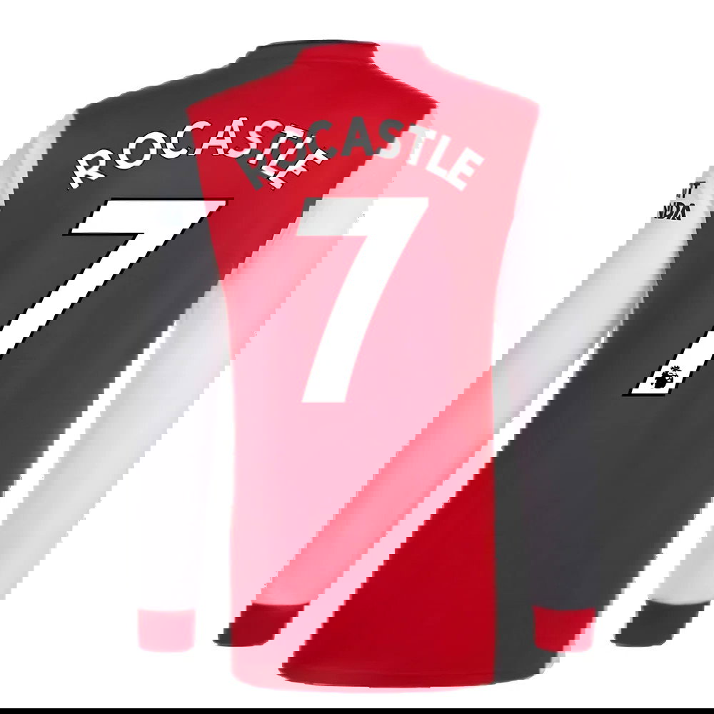 Arsenal 2021-2022 Long Sleeve Home Shirt (ROCASTLE 7)