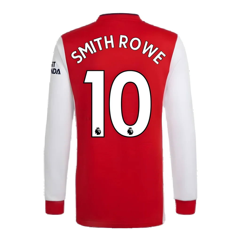 Arsenal 2021-2022 Long Sleeve Home Shirt (SMITH ROWE 10)