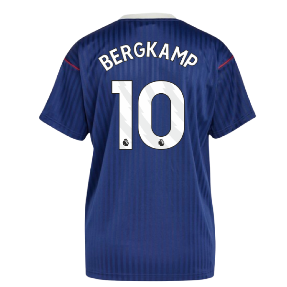 Arsenal Terrace Icons Shirt (Navy) (Bergkamp 10)