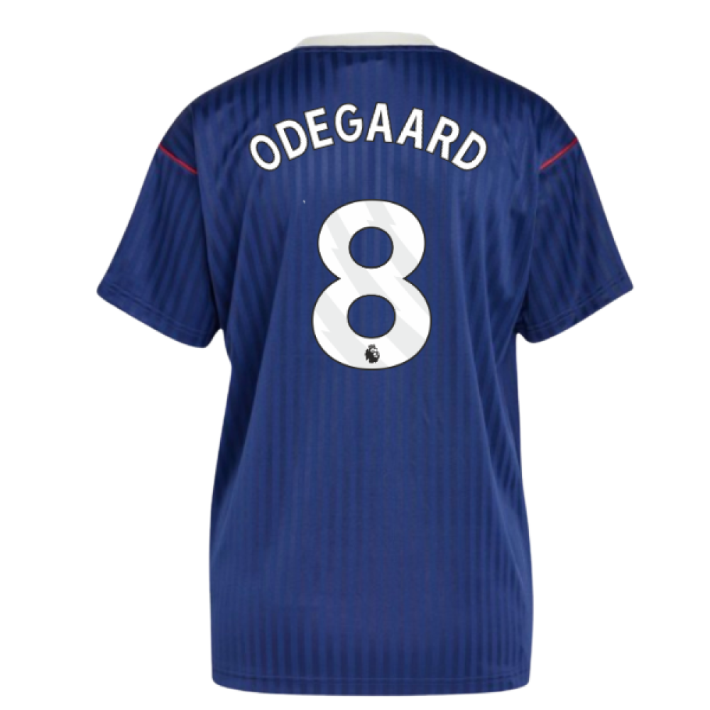 Arsenal Terrace Icons Shirt (Navy) (Odegaard 8)