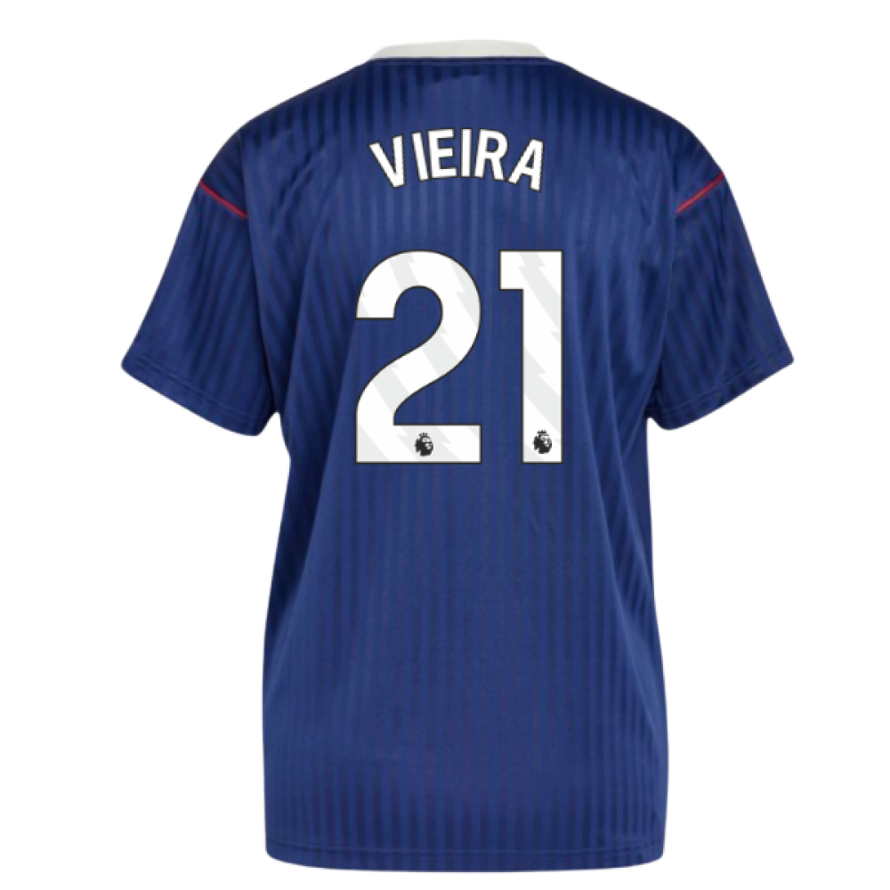Arsenal Terrace Icons Shirt (Navy) (Vieira 21)
