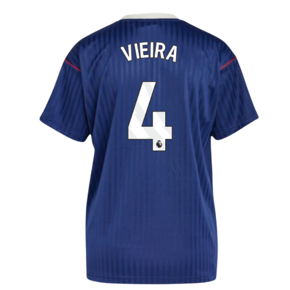 Arsenal Terrace Icons Shirt (Navy) (Vieira 4)