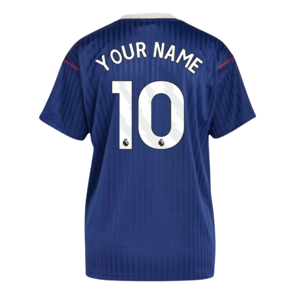 Arsenal Terrace Icons Shirt (Navy) (Your Name)