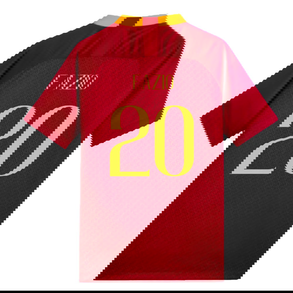 AS Roma 2018-19 Home Shirt (Mint) (Fazio 20)