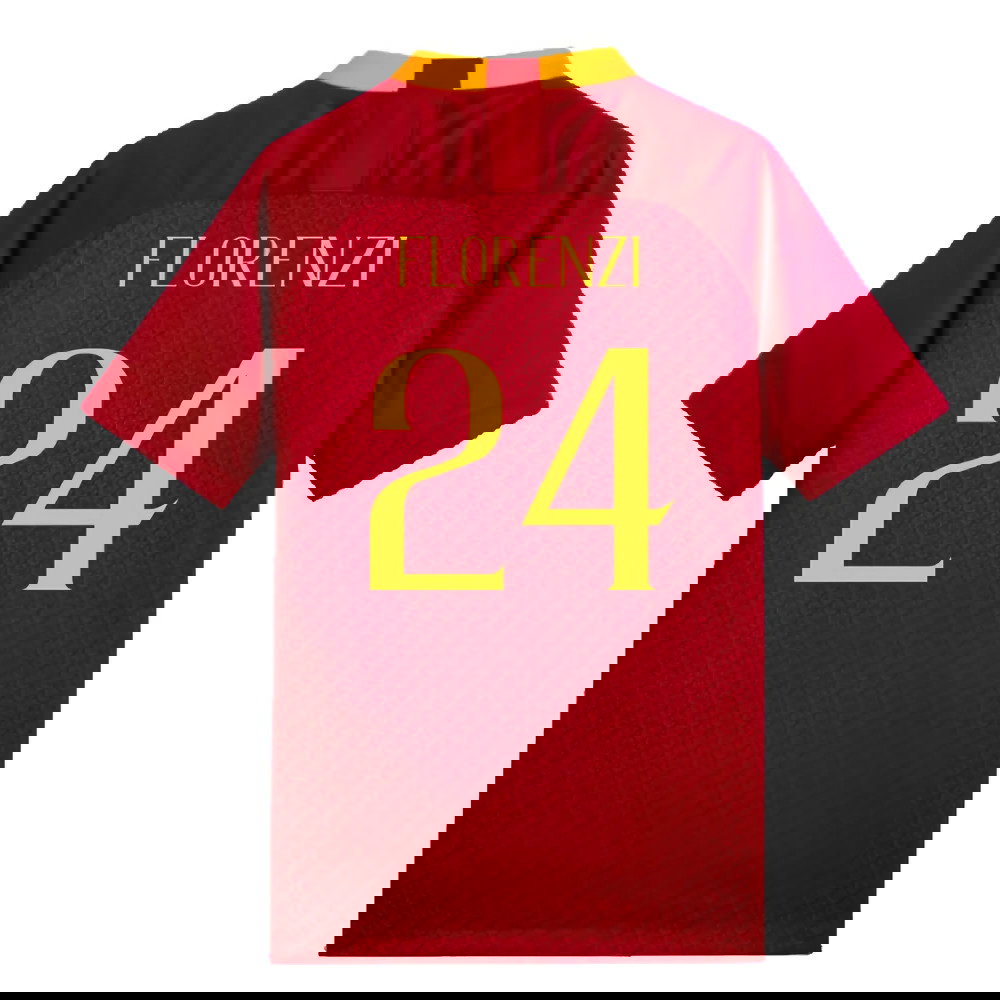 AS Roma 2018-19 Home Shirt (Mint) (Florenzi 24)