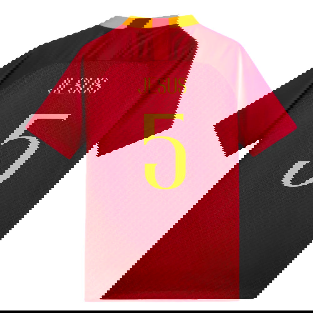 AS Roma 2018-19 Home Shirt (Mint) (Jesus 5)